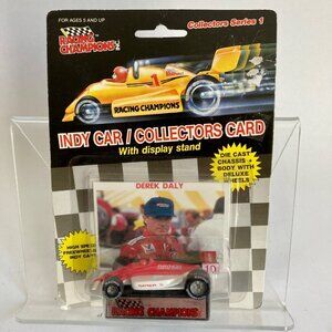 Vintage Racing Champions Indy Car Derek Daly #10 Diecast 1989 w/ Card & Stand